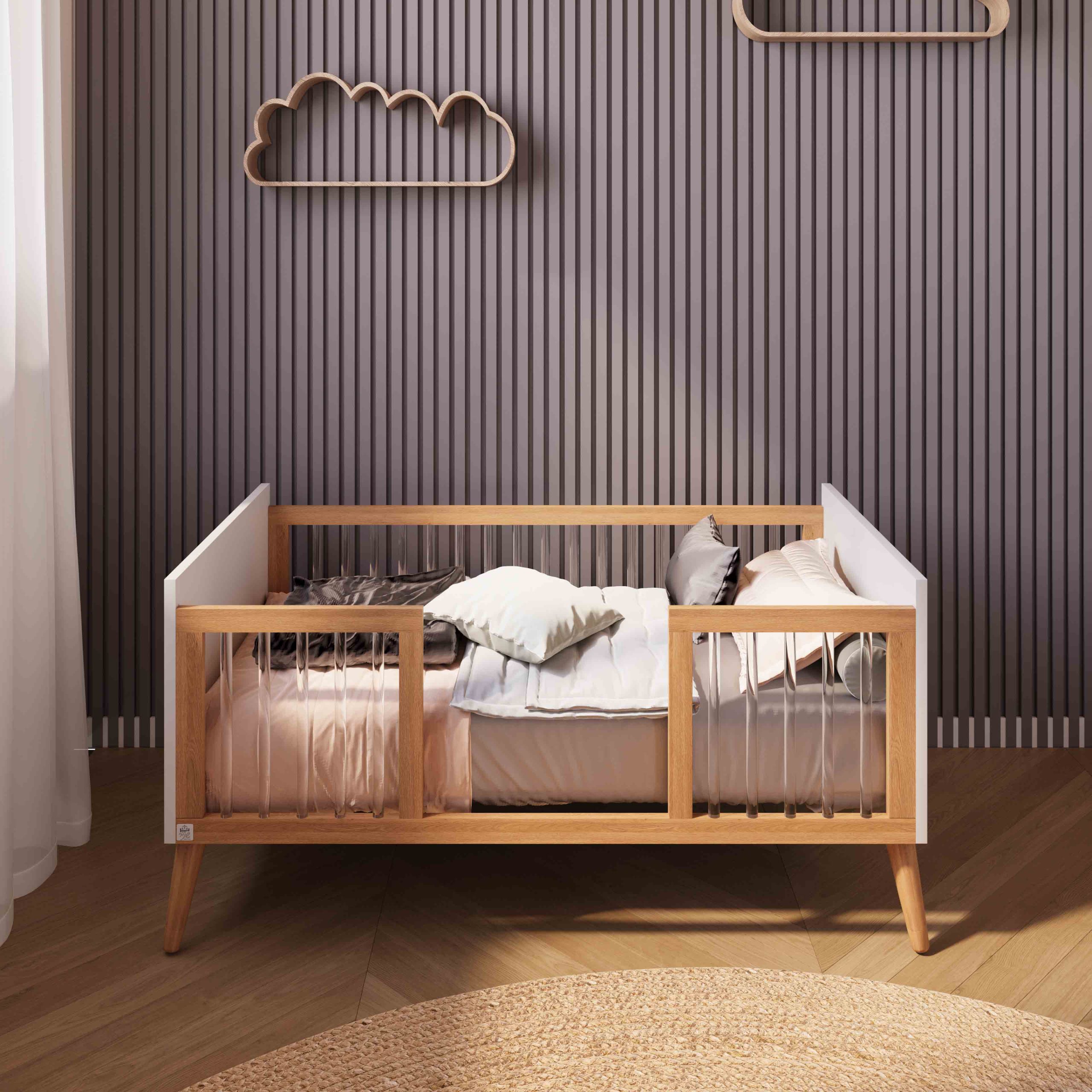 חדר שינה לתינוק נגב לבן מוטות שקופים- טריקה שקטה NEW COLLECTION !!