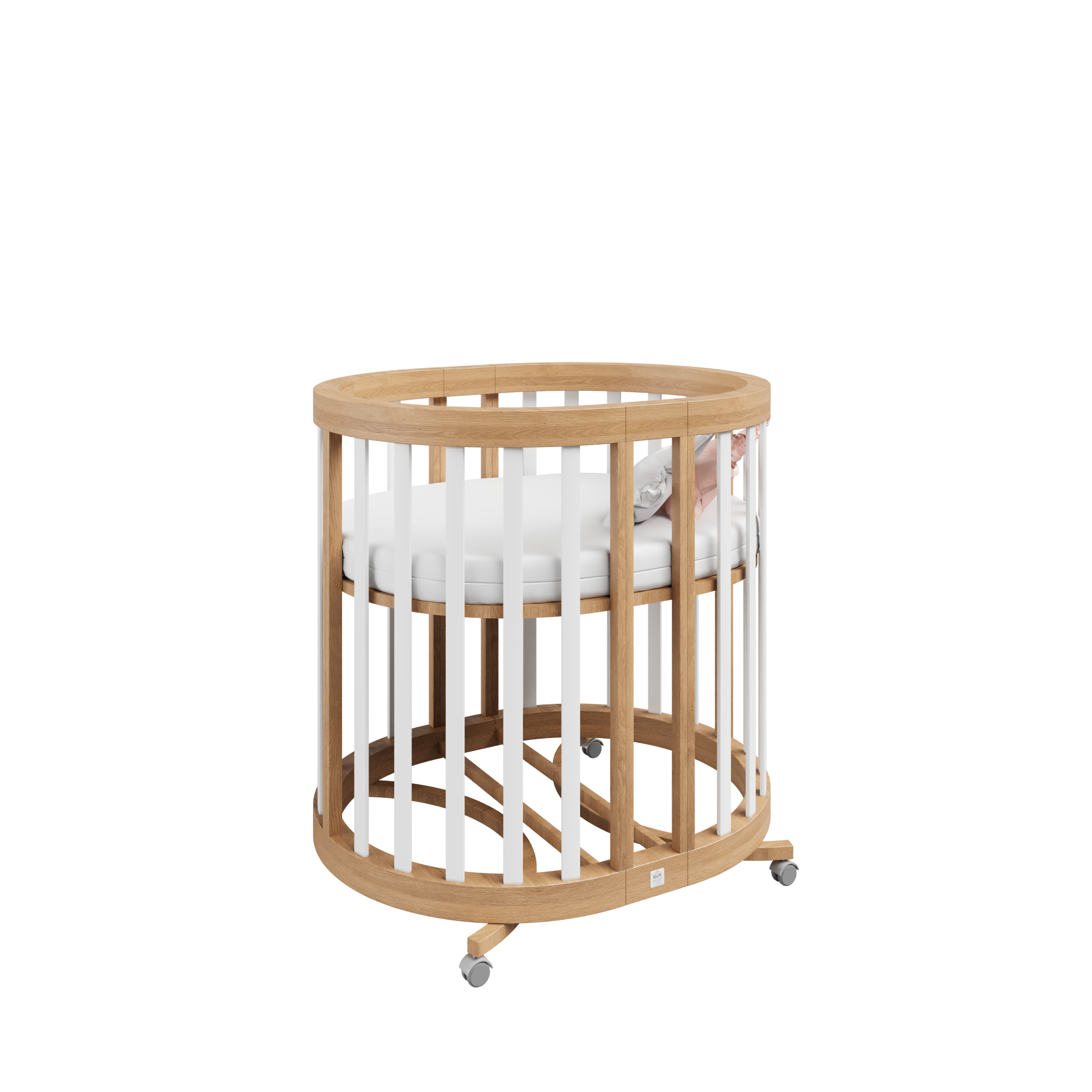 מיטת תינוק מעוגלת 3 ב 1 שהיא גם עריסה, גם מיטת תינוק וגם מיטת מעבר, היא פתרון פרקטי ונוח עבור הורים שמחפשים רהיט שיכול ללוות את הילד שלהם לאורך זמן. מיטות כאלו מתוכננות כך שניתן להתאים אותן לשלבים השונים של התפתחות הילד. בתחילת הדרך, היא מתפקדת כעריסה בטוחה ומוגנת לתינוקות רכים. כאשר הילד גדל, ניתן להפוך אותה למיטת תינוק עם מעקה שמונע נפילה. ולבסוף, כשהילד כבר יותר גדול, אפשר לשנות למעקה מעבר ולהפוך אותה למיטת מעבר שמתאימה לילד. 