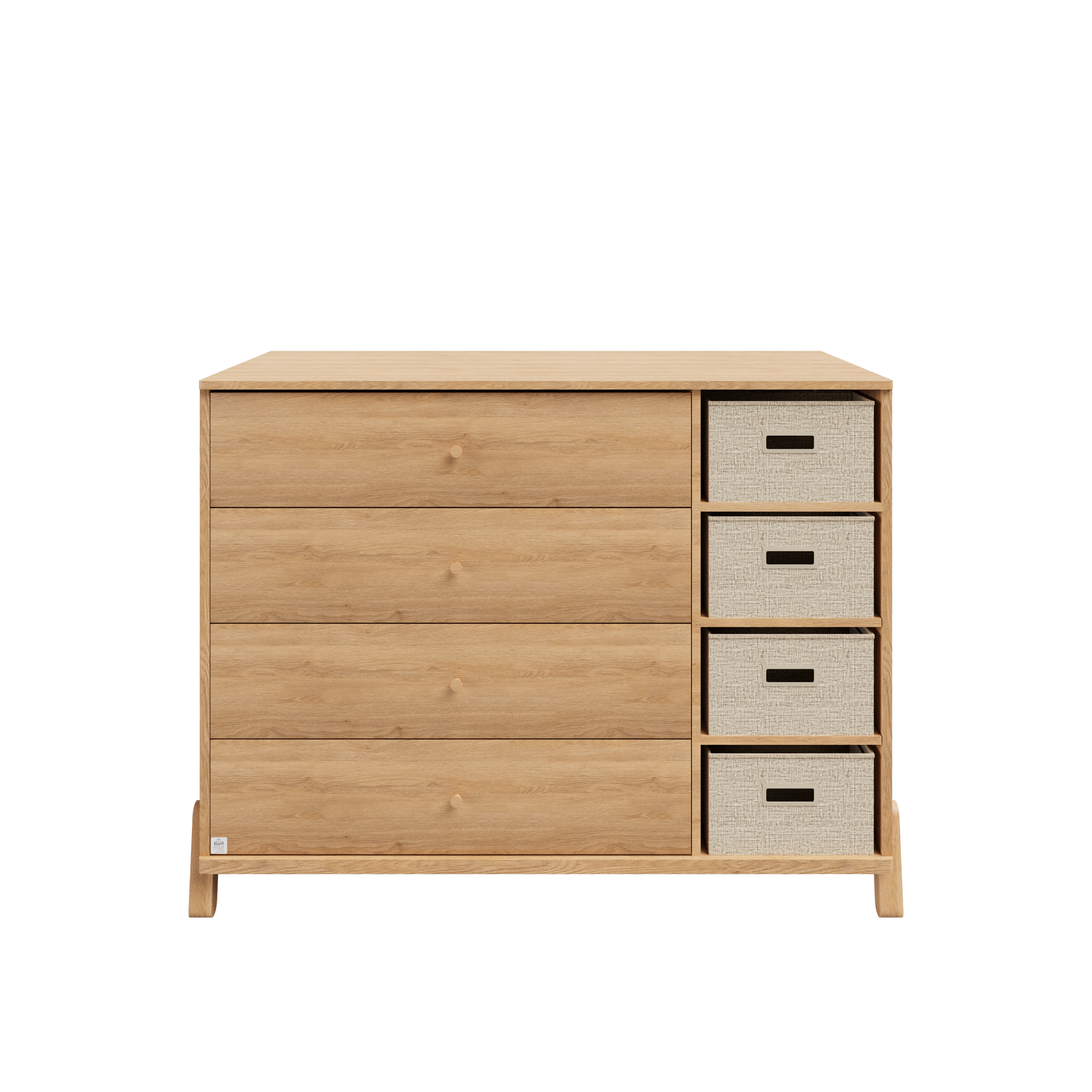 שידה אחסנה אורבינו- מסילות טריקה שקטה