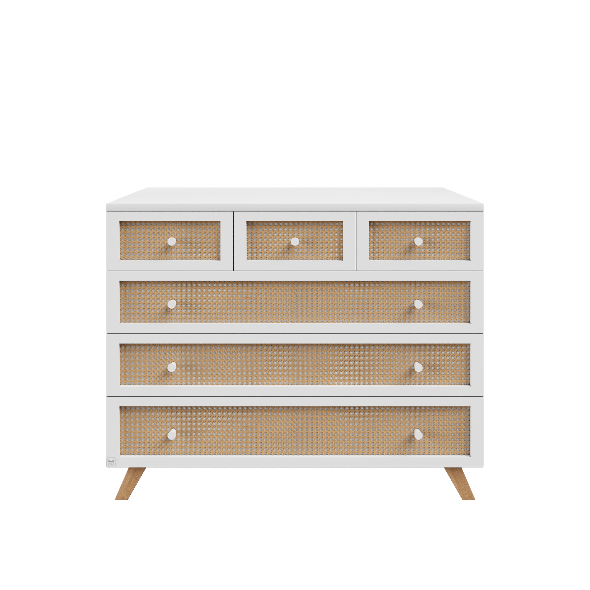 Cape Town Rattan Sideboard - Soft-close rails שידה קאייפטאון ראטן- מסילות טריקה שקטה