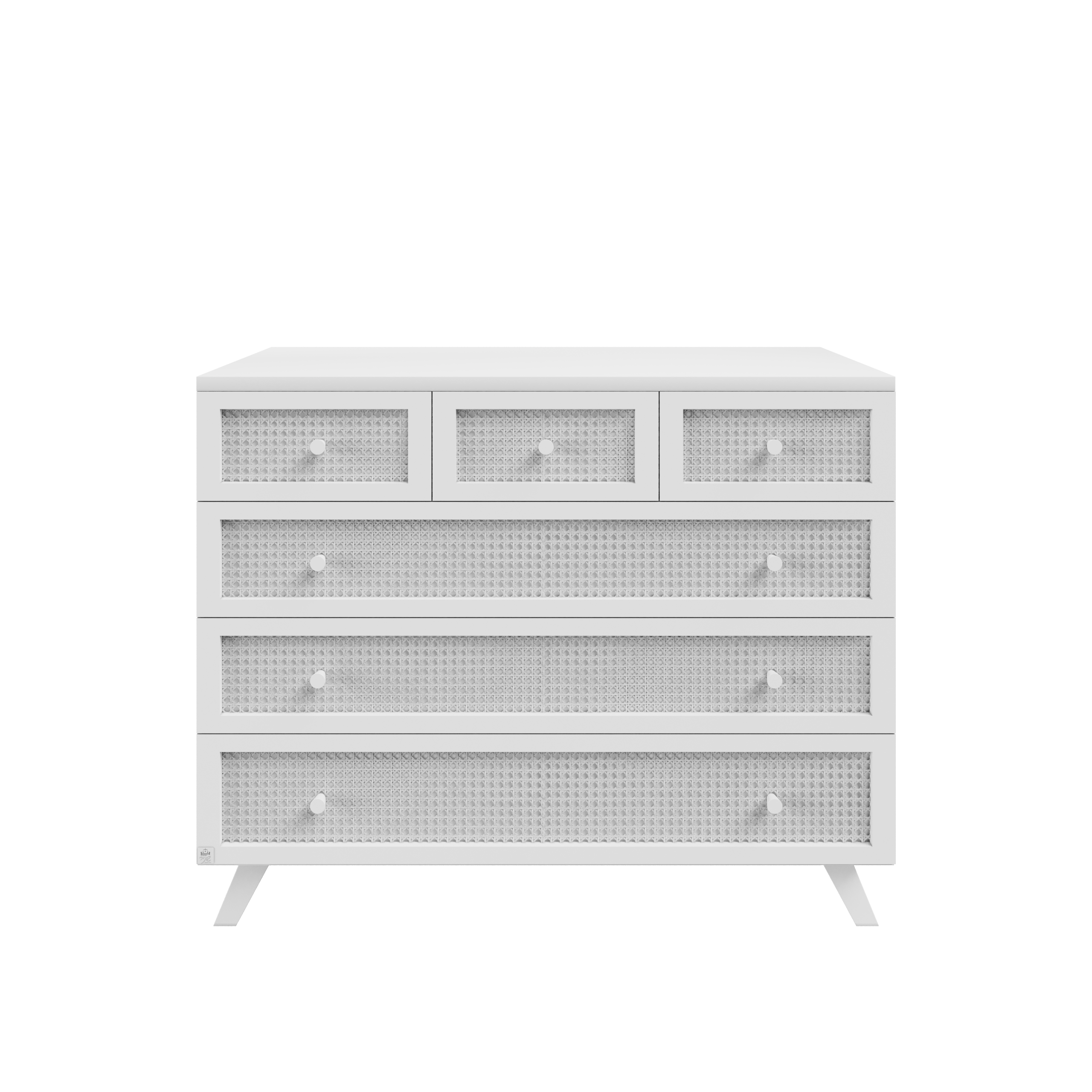 Cape Town Rattan Sideboard - Soft-close rails שידה קאייפטאון ראטן- מסילות טריקה שקטה