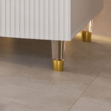 רגל אקרילי שילוב זהב ברונזה