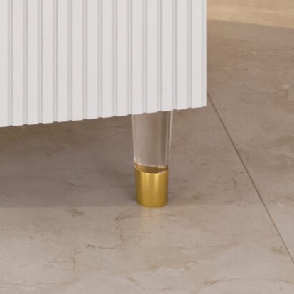 רגל אקרילי שילוב זהב ברונזה