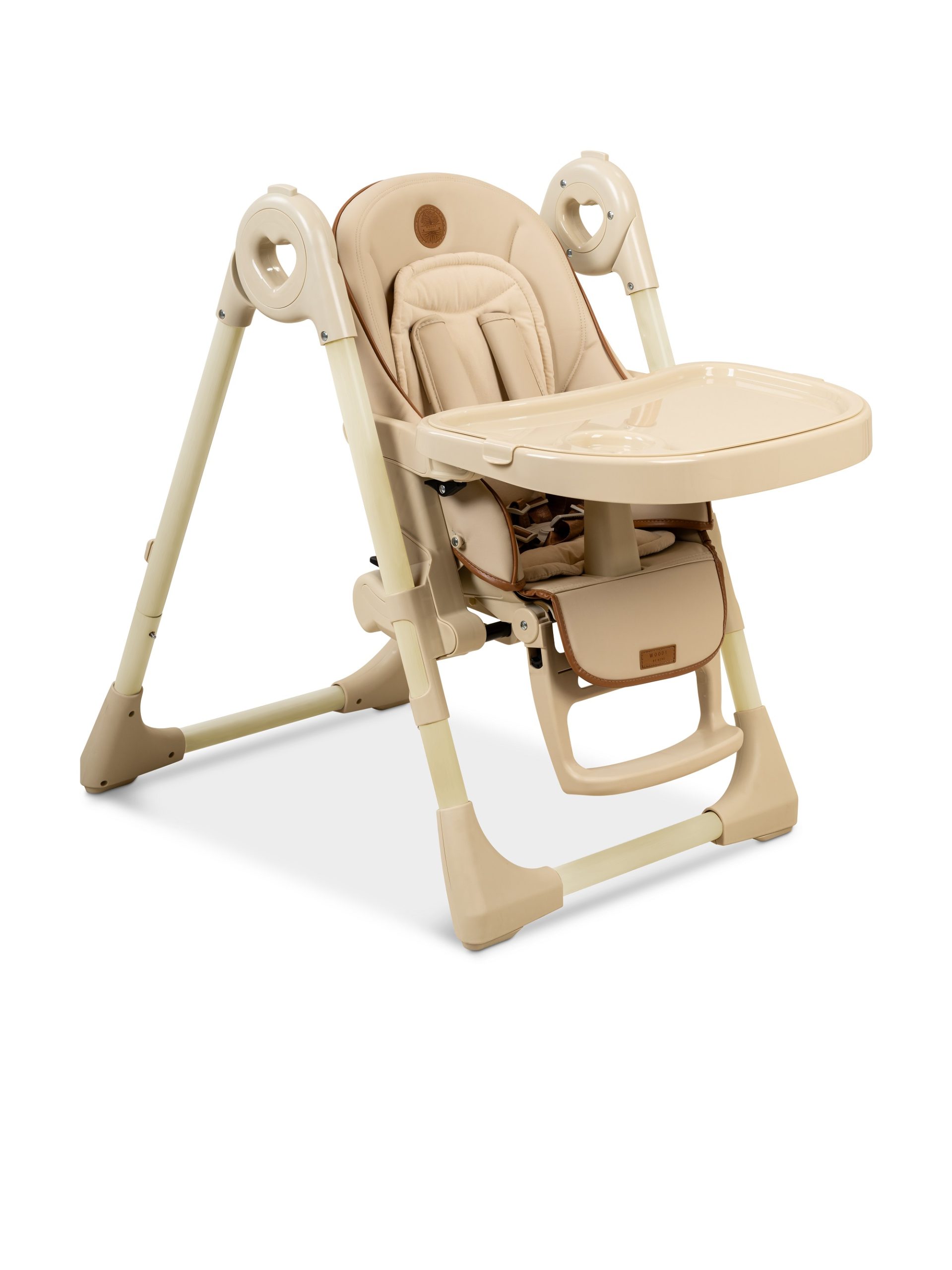 כסא אוכל לתינוק ולילד BÉBÉ דגם woody בז' עץ