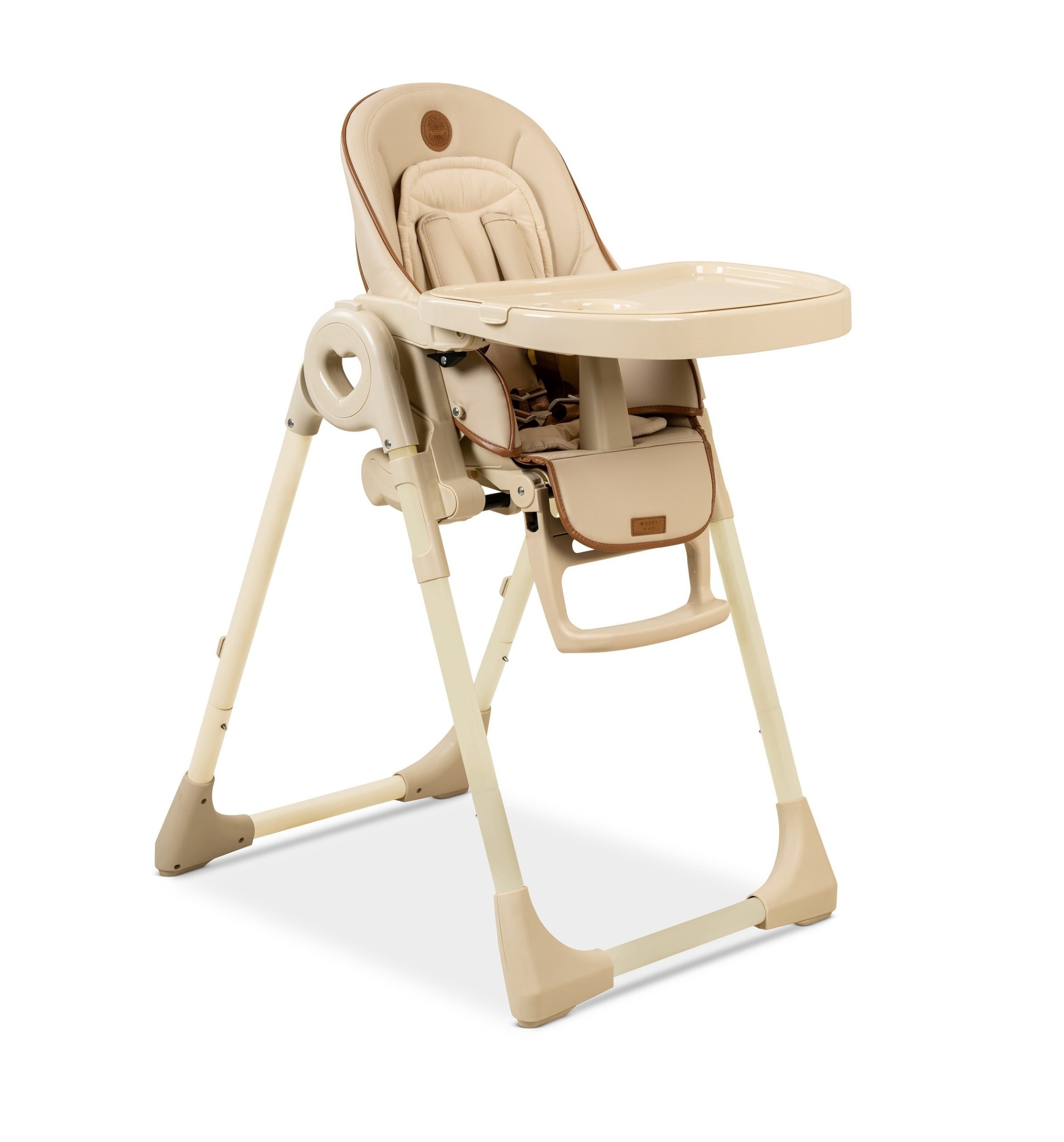 כסא אוכל לתינוק ולילד BÉBÉ דגם woody בז' עץ