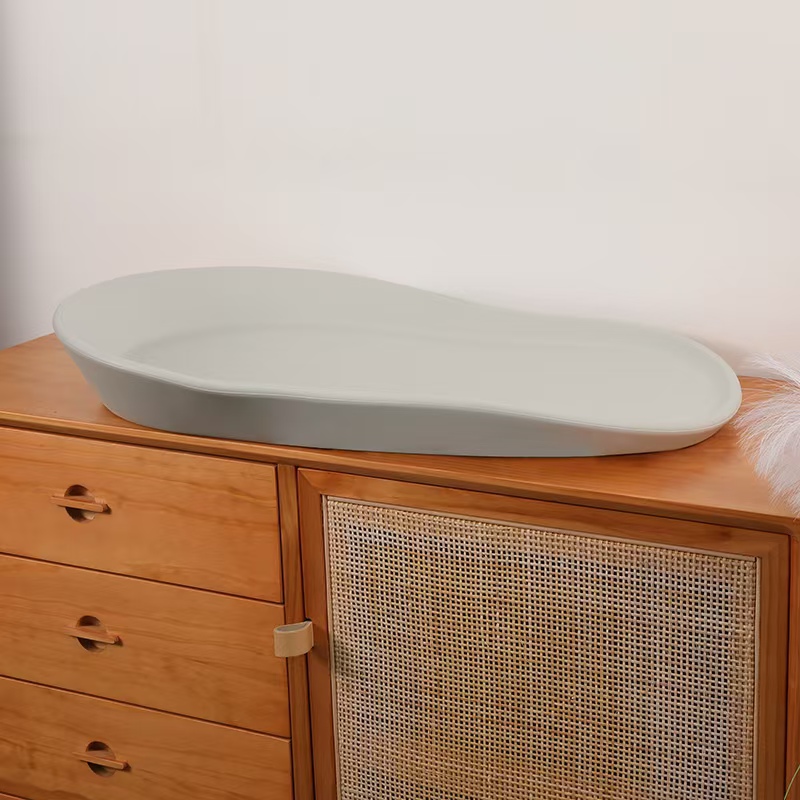 Gray foam changing pad משטח החתלה מוקצף אפור