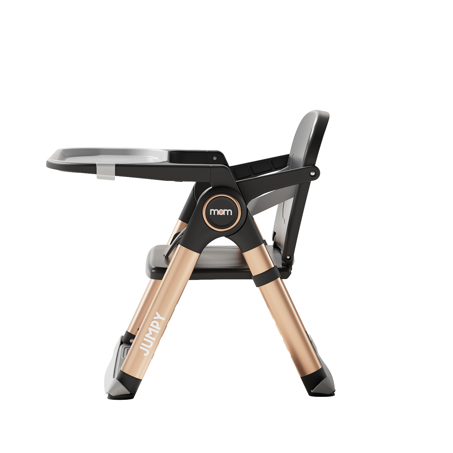 כסא ג'מפי לתינוק ולילד בז רוזגולד