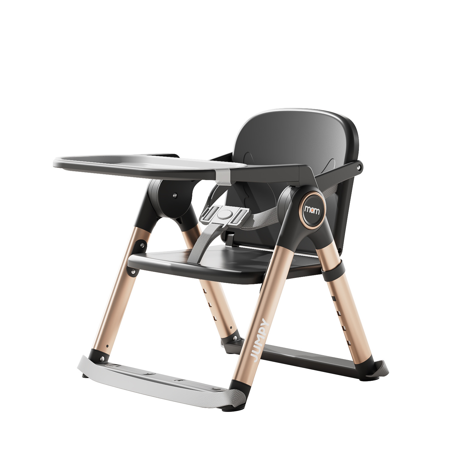 כסא ג'מפי לתינוק ולילד בז רוזגולד