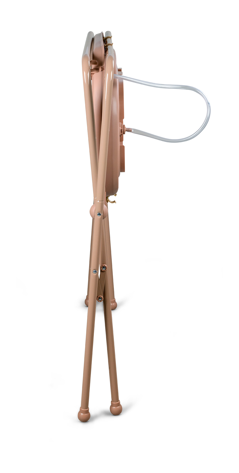 אמבטיה סיליקון מתקפלת כולל מעמד וצינורית מוקה חום