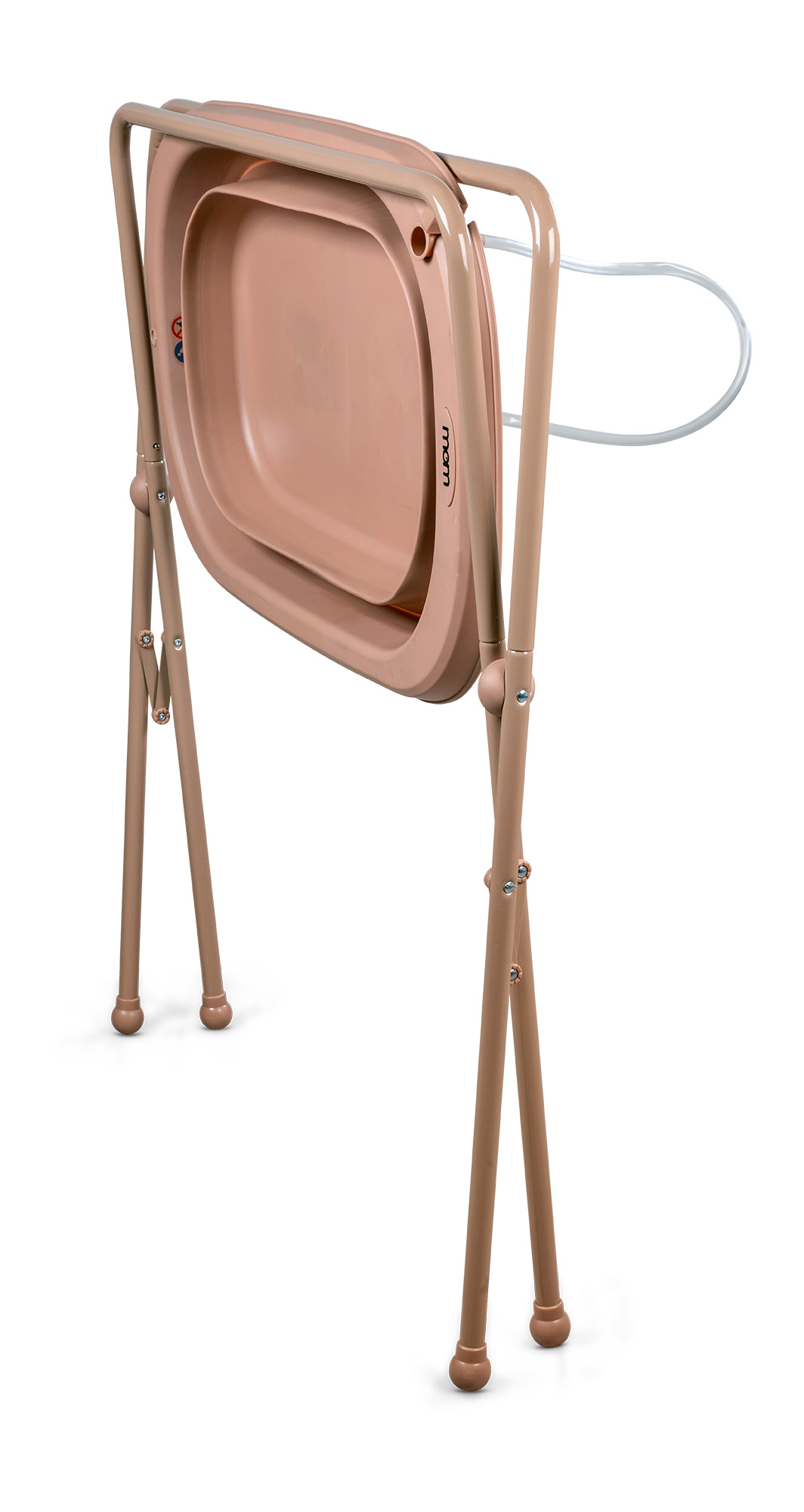 אמבטיה סיליקון מתקפלת כולל מעמד וצינורית מוקה חום