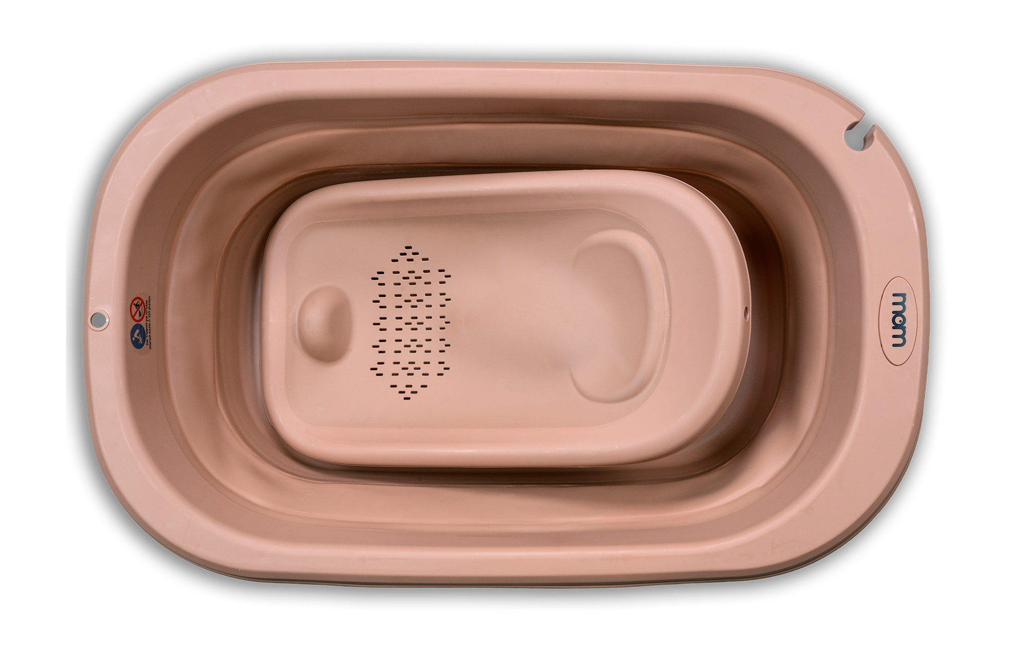 אמבטיה סיליקון מתקפלת כולל מעמד וצינורית מוקה חום