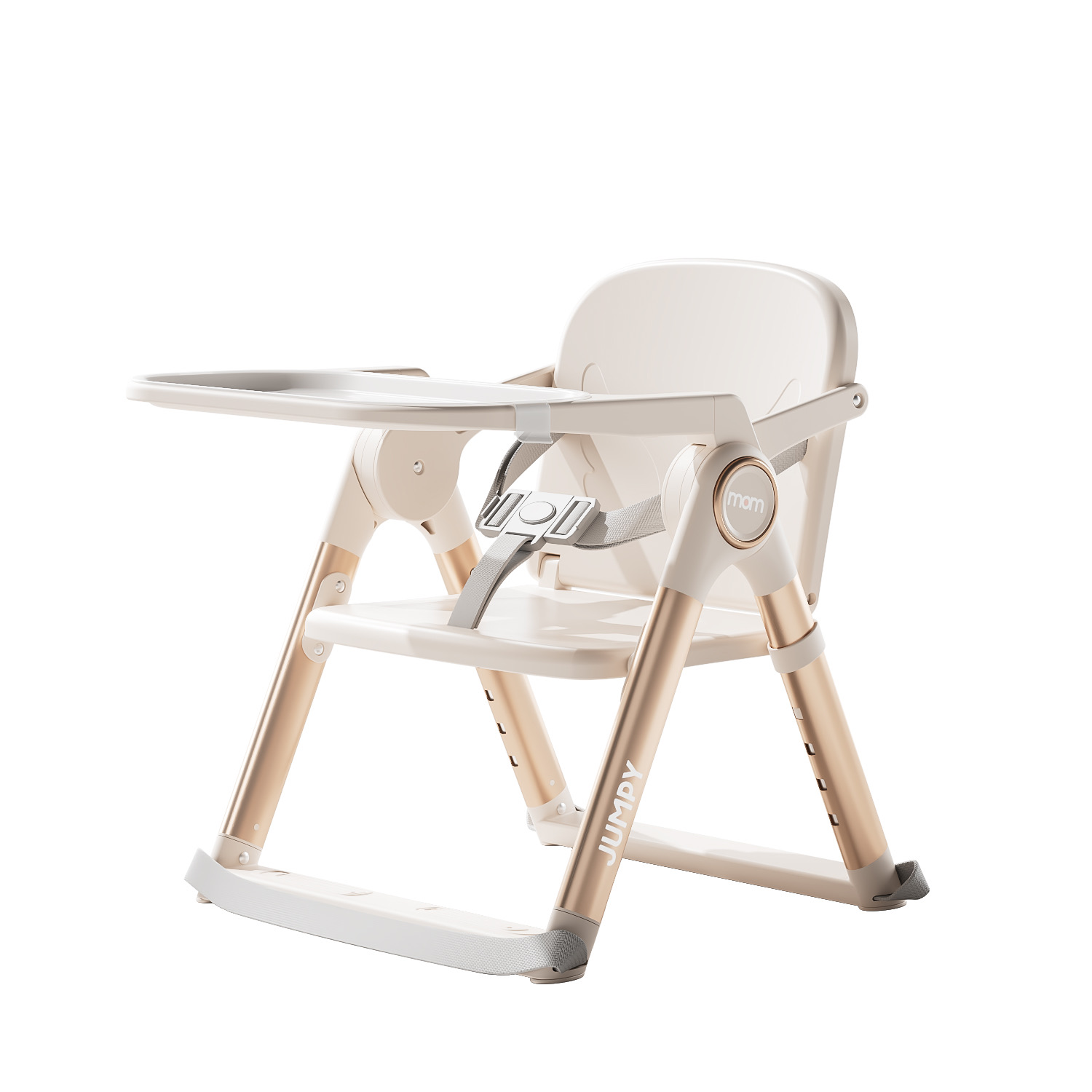 כסא ג'מפי לתינוק ולילד בז רוזגולד