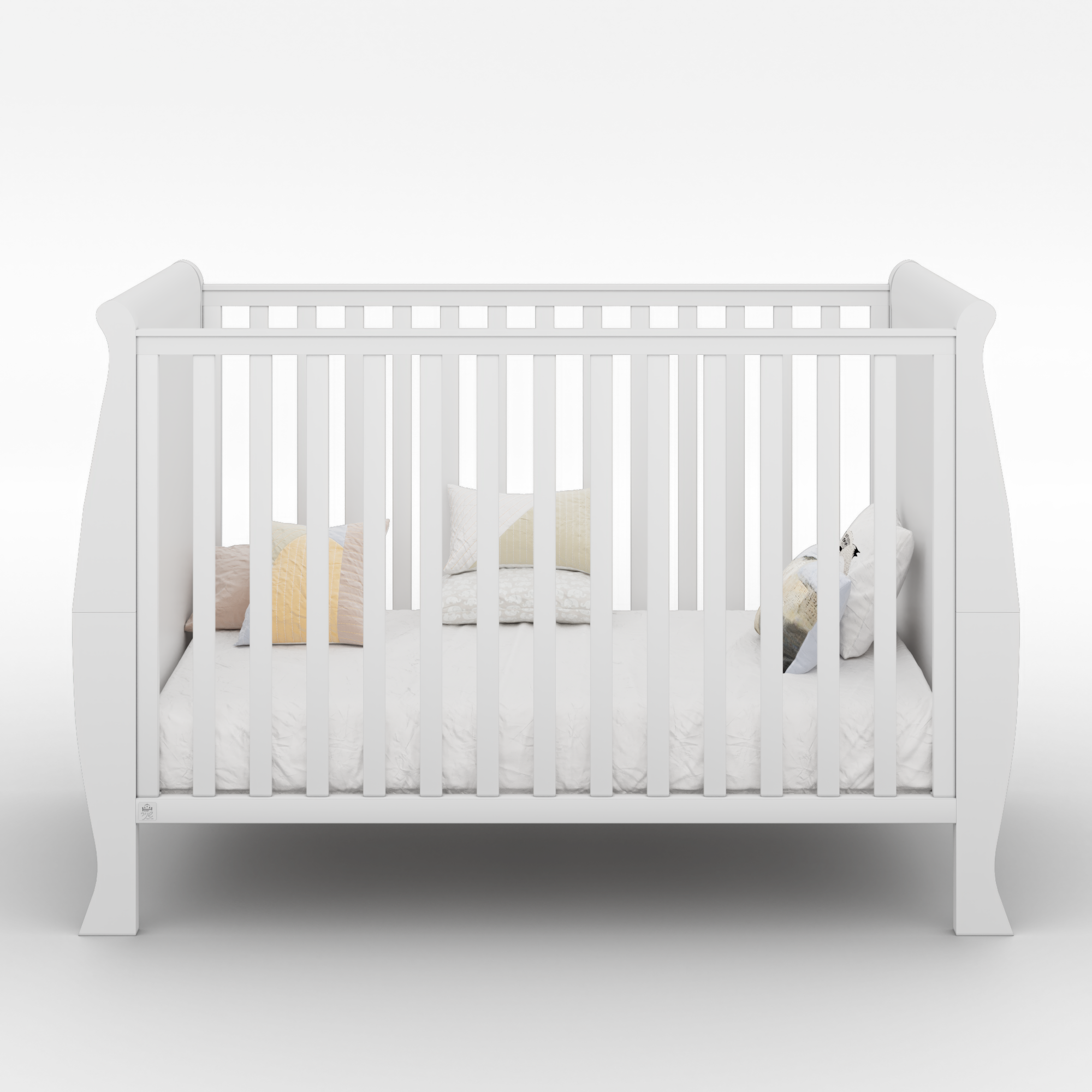 חדר לתינוק ומעבר ויקטורי לבן אקרילי