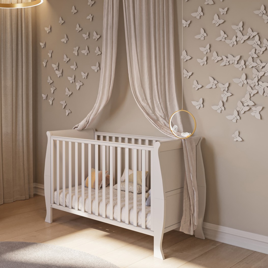 חדר לתינוק ומעבר ויקטורי לבן אקרילי