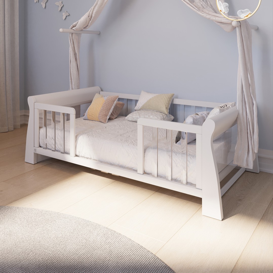 חדר לתינוק ומעבר ויקטורי לבן אקרילי