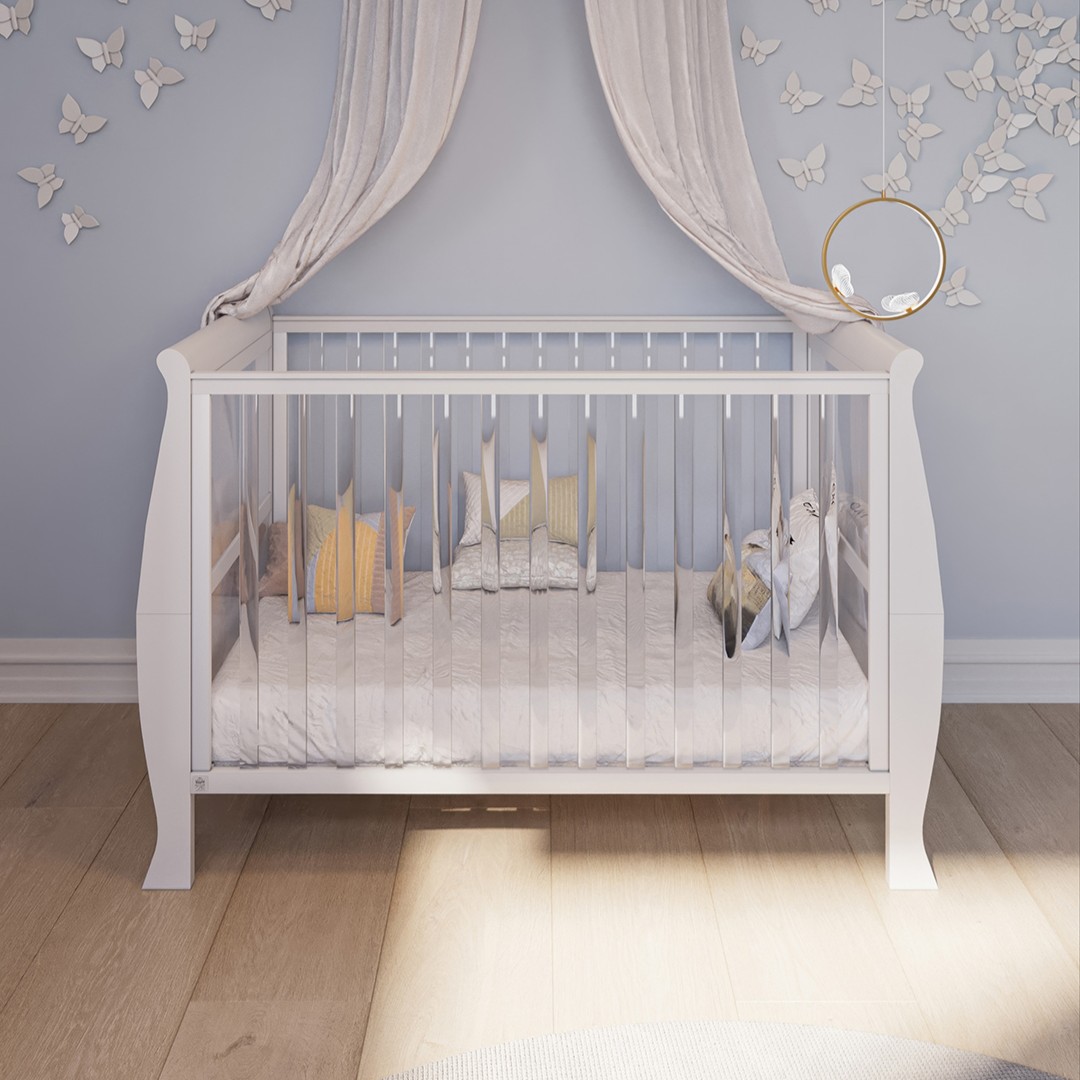 חדר לתינוק ומעבר ויקטורי לבן אקרילי