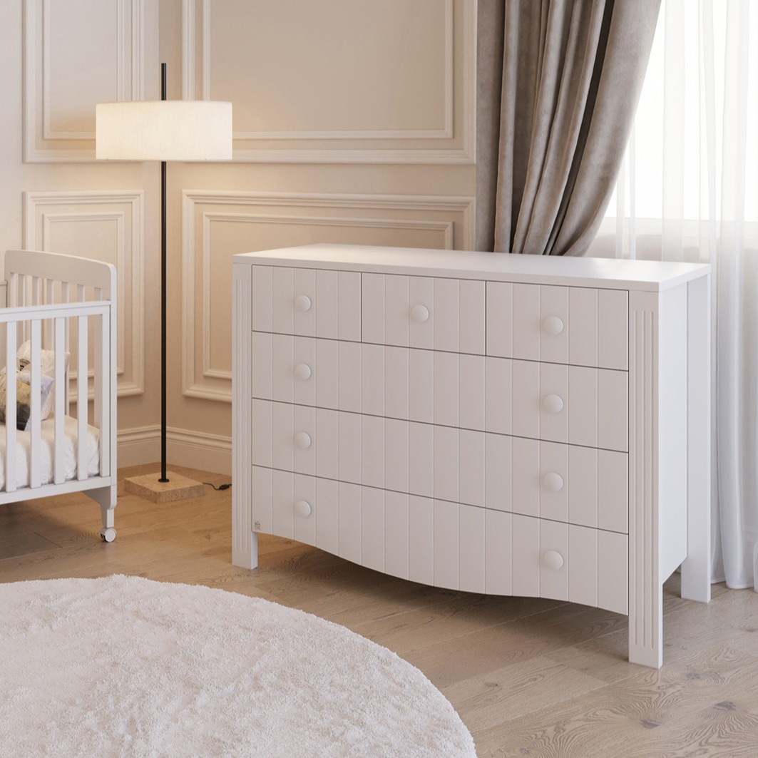 Tamara White Sideboard - Soft-close rails שידה תמרה לבן - מסילות טריקה שקטה