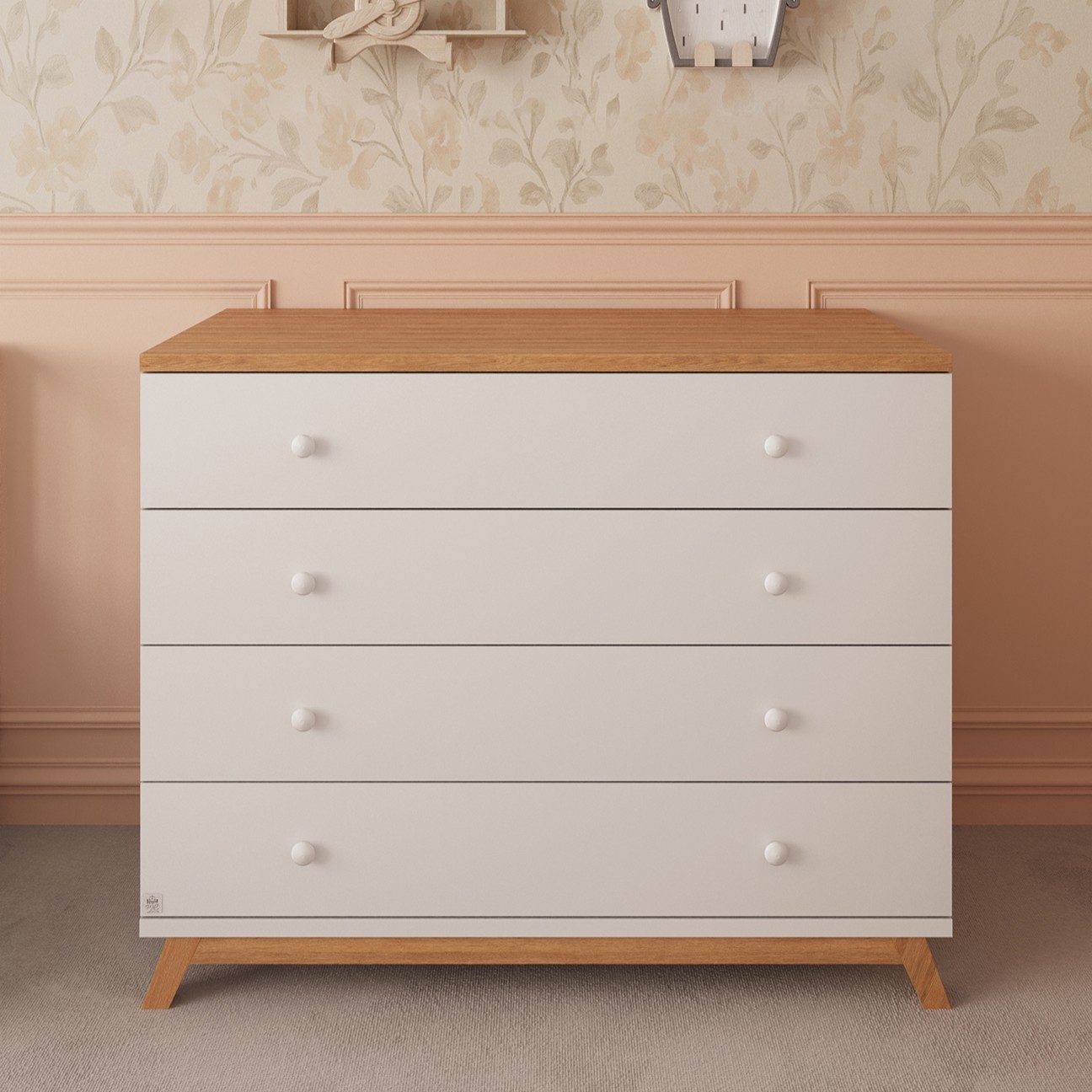 חדר שינה לתינוק דור 1.2 + וויני לבן טבעי