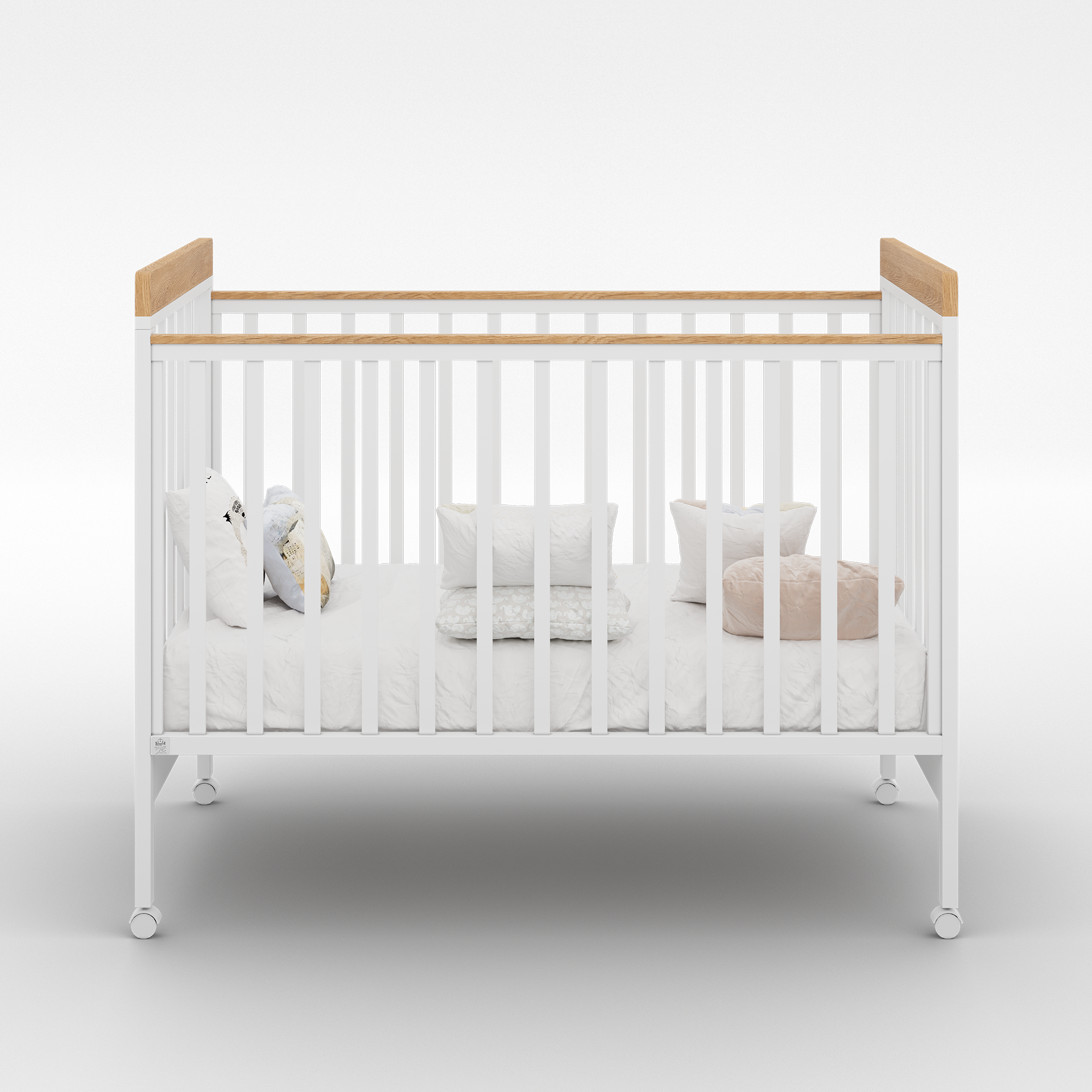 הכירו את דגם טד, מיטת תינוק מהממת עם גימורים עדינים שמעניק לו טאצ׳ כפרי מושלם.