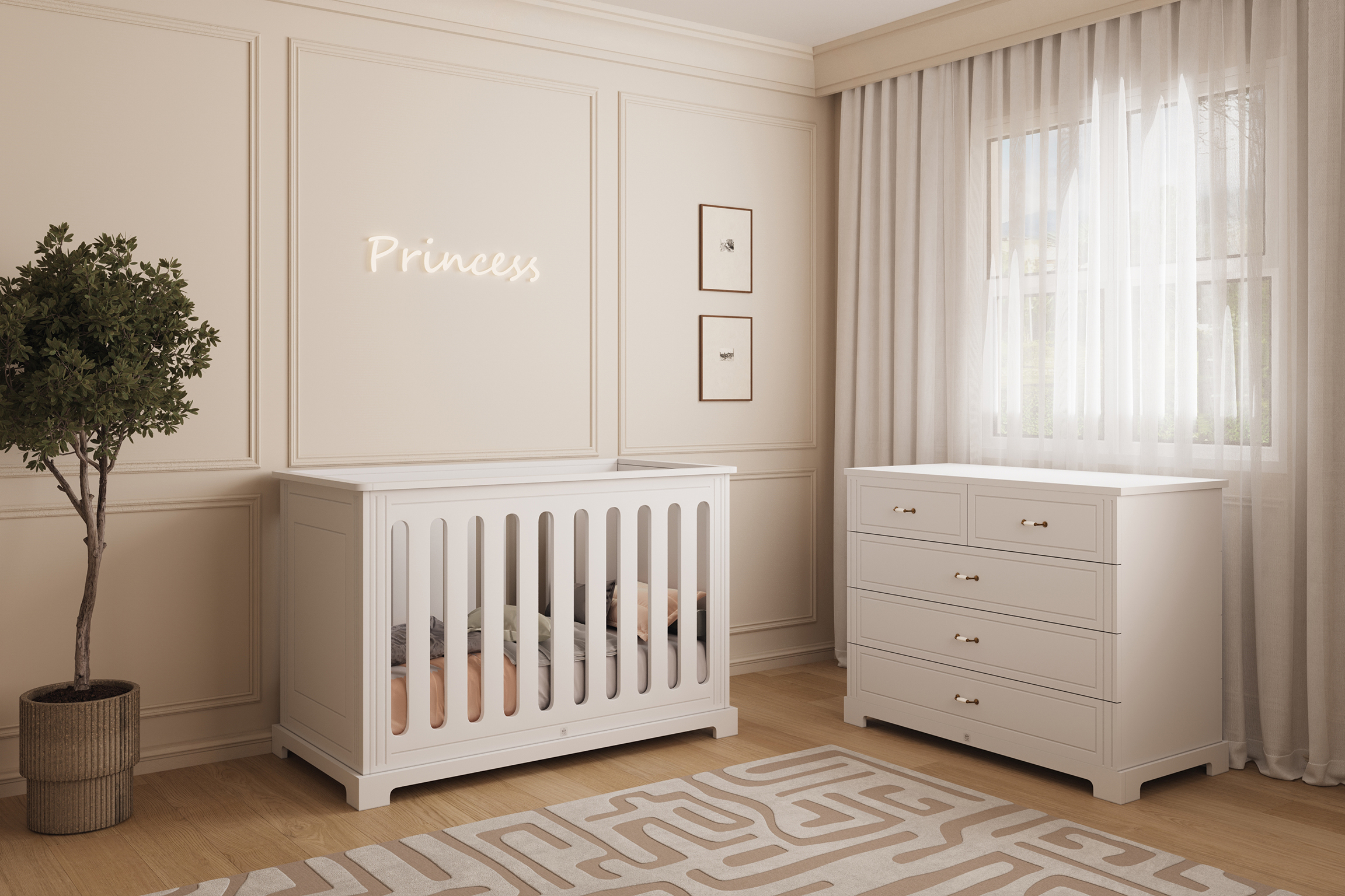 STUDIO BOUTIQUE COLLECTION חדר שינה לתינוק פרינסס