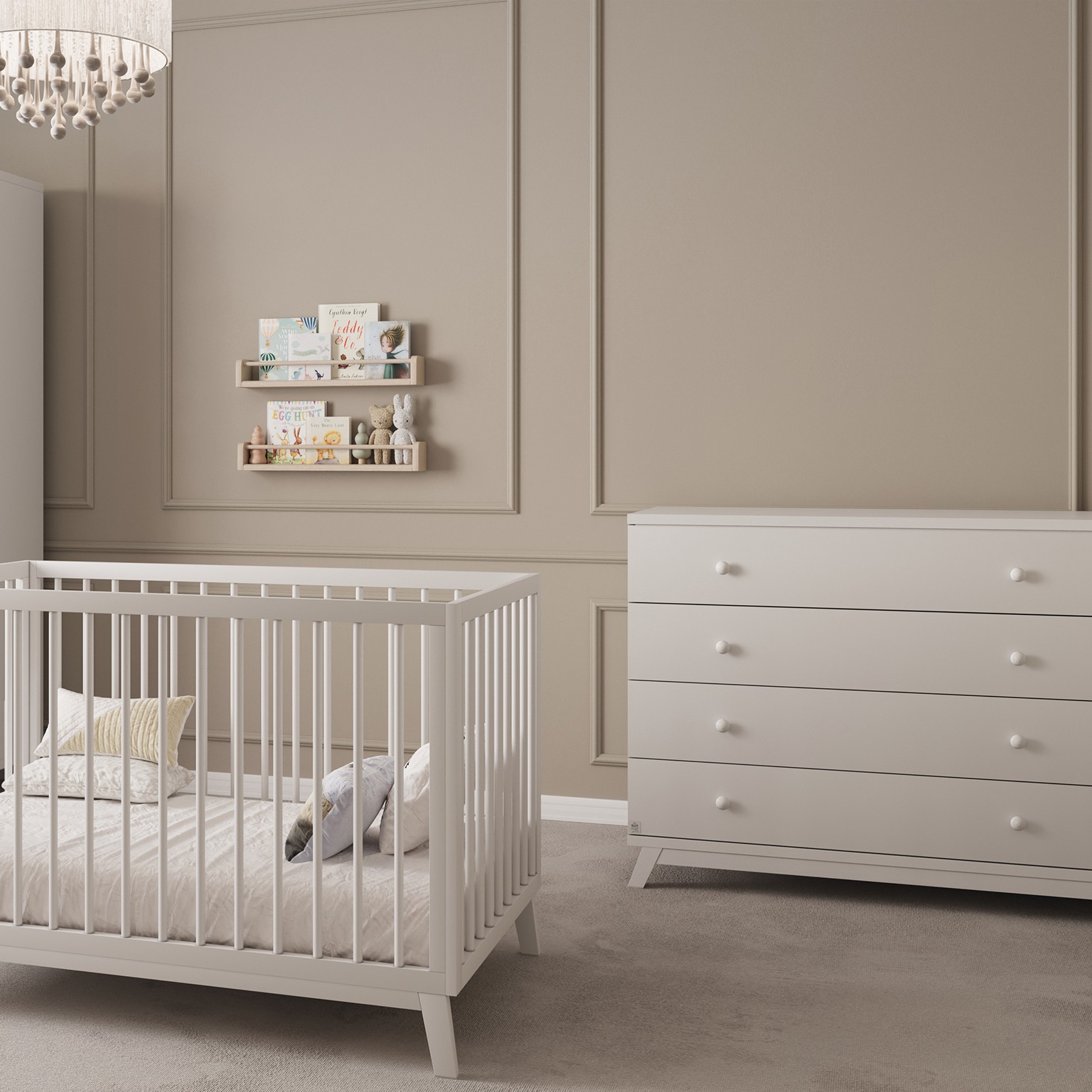 חדר שינה לתינוק דור 1.2 + שינה וויני לבן