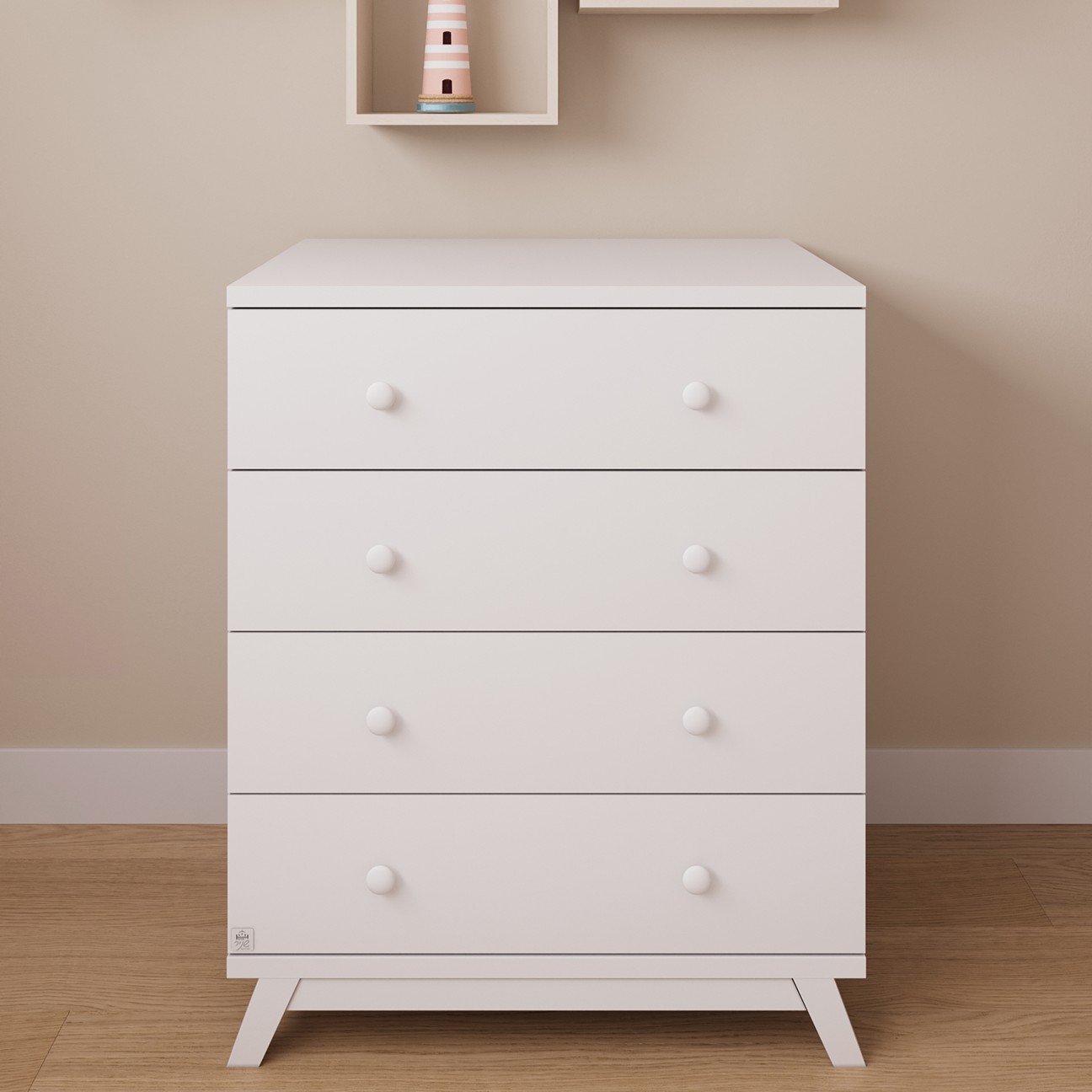 Doral bedroom 80 cm white soft-close חדר שינה דוראל 80 ס"מ לבן טריקה שקטה
