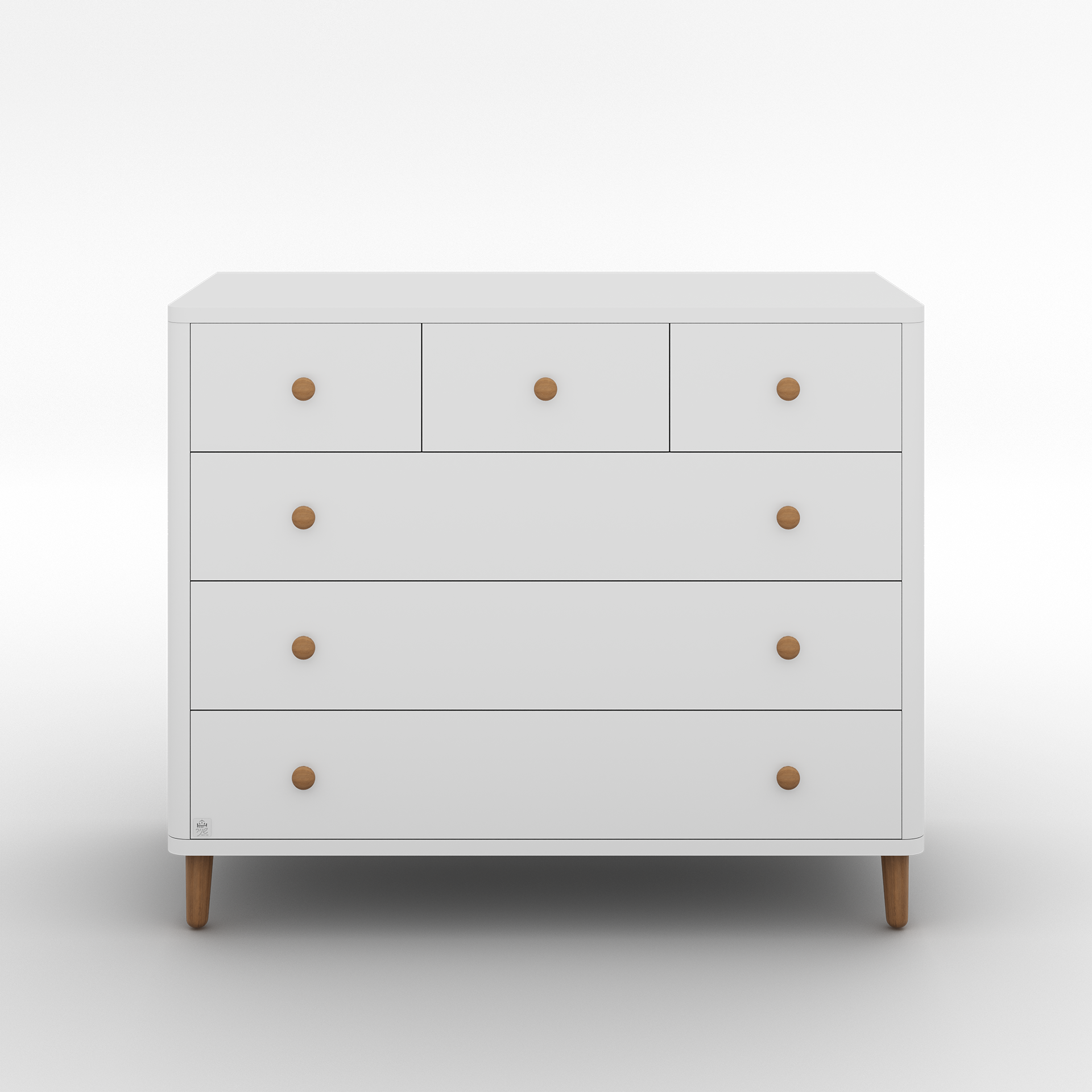 Kinneret Side Table in American Walnut STUDIO BOUTIQUE COLLECTION שידה כנרת לבן אגוז אמריקאי STUDIO BOUTIQUE COLLECTION