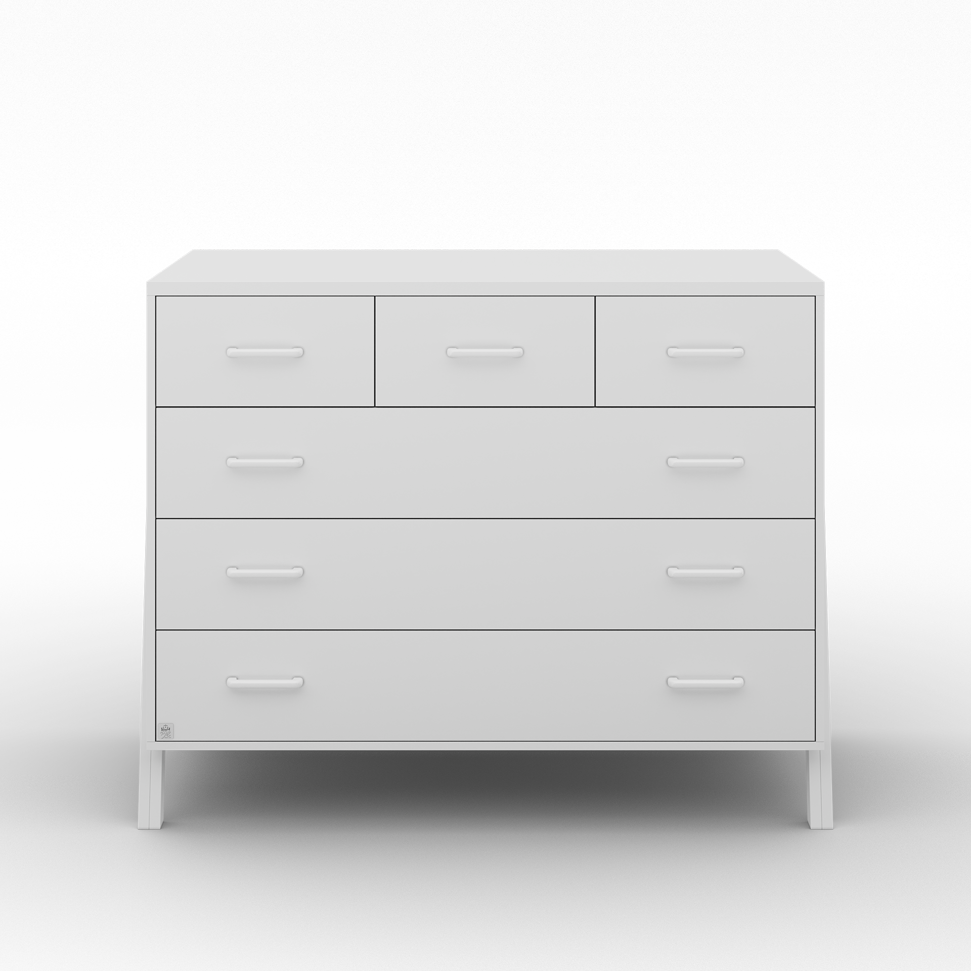 חדר שינה לתינוק טד-מרסי לבן טבעי - טריקה שקטה